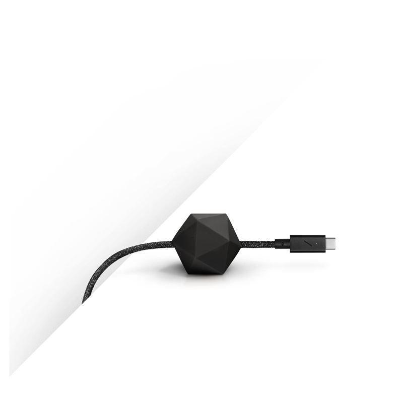 Cablu de incarcare, Native Union, USB-C, negru, 2.4m (iPhone 17 Pro Max, DCABLE-C-CS-BLK-NP) by www.silkase.ro